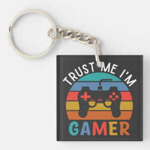 Geloof me ik ben een gamer, grappige gamer Quote Sleutelhanger