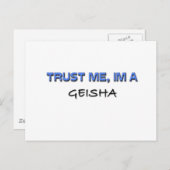 Geloof me, ik ben een Geisha Briefkaart (Voorkant / Achterkant)