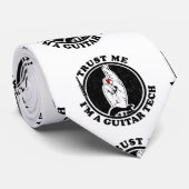 Geloof me, ik ben een gitaartechnologie stropdas (Opgerold)