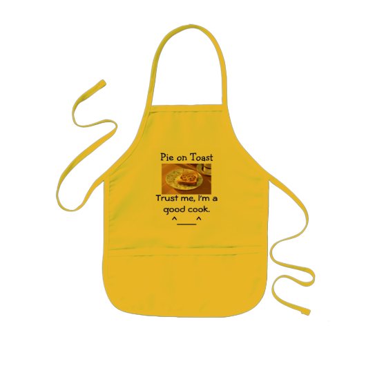 Geloof me, ik ben een goede kok. ^__^ kinder schort (Voorkant)