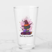 Geloof me, ik ben een heks glas (Achterkant)