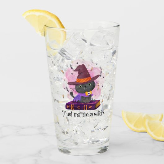 Geloof me, ik ben een heks glas (Voorkant ijs)