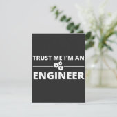 Geloof me, ik ben een ingenieur bedankkaart (Staand voorkant)