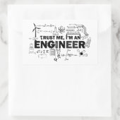 Geloof me, ik ben een ingenieur Sticker (Tas)