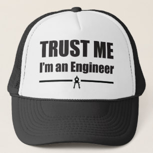Geloof me, ik ben een ingenieur trucker pet