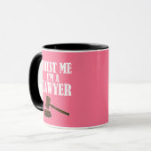 Geloof me, ik ben een jurist-mok. mok (Voorkant links)