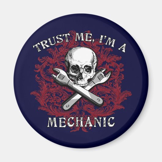 Geloof me, ik ben een Mechanische Apparel, Revel M Magneet (Voorkant)