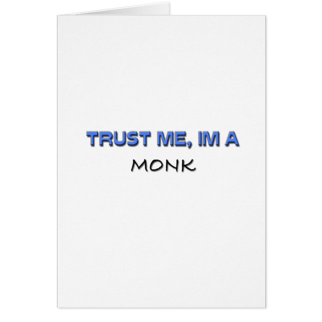 Geloof me, ik ben een Monk (Voorkant)