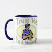 Geloof me, ik ben een monteur mok (Links)