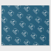 Geloof me, ik ben een Morris Dancer White Text Cadeaupapier (Vlak)