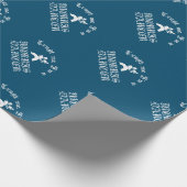 Geloof me, ik ben een Morris Dancer White Text Cadeaupapier (Hoek)