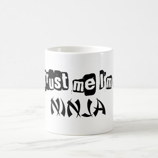 Geloof me, ik ben een ninja mok (Center)