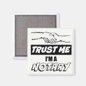 Geloof me, ik ben een Notarische Big Handshake Magneet (Voorkant / Achterkant)