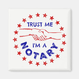 Geloof me, ik ben een Notarische Handshake. Magneet