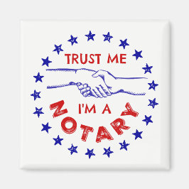 Geloof me, ik ben een Notarische Handshake. Magneet