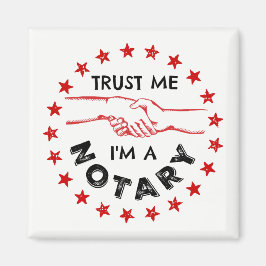 Geloof me, ik ben een Notarische Handshake. Magneet