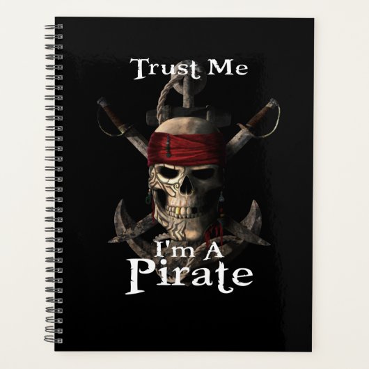 Geloof me, ik ben een piraatschedel en Swords Anch Planner (Voorkant)