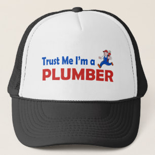 Geloof me, ik ben een Plumber Trucker Hat Pet