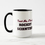 Geloof me, ik ben een Rocket Scientist Mok (Links)