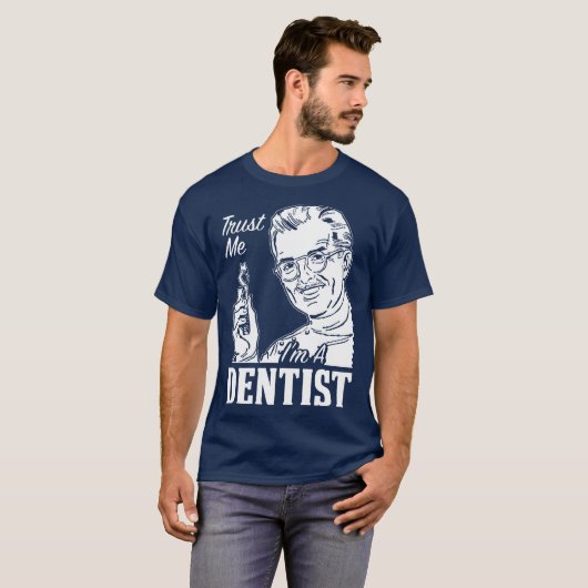 Geloof me, ik ben een tandarts Afstuderen T-shirt (Voorkant volledig)