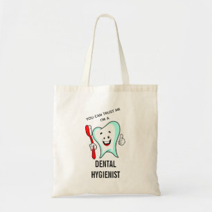 Geloof me, ik ben een tandheelkundig Hygienist Cut Tote Bag