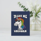 Geloof me, ik ben een Unicorn Briefkaart (Staand voorkant)