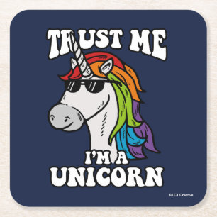 Geloof me, ik ben een Unicorn Kartonnen Onderzetters