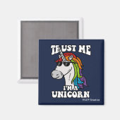 Geloof me, ik ben een Unicorn Magneet (Voorkant / Achterkant)