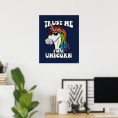 Geloof me, ik ben een Unicorn Poster (Thuiskantoor)