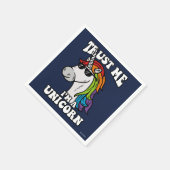 Geloof me, ik ben een Unicorn Servet (Hoek)