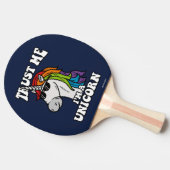 Geloof me, ik ben een Unicorn Tafeltennisbatje (Zijkant)