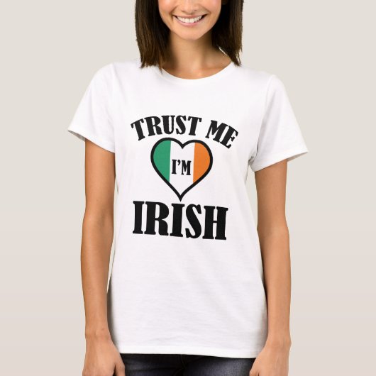 Geloof me, ik ben Iers T-shirt (Voorkant)