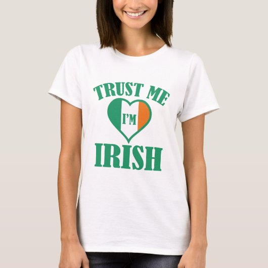 Geloof me, ik ben Iers T-shirt (Voorkant)