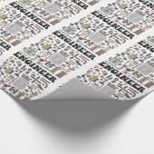 Geloof me, ik ben ingenieur cadeaupapier (Hoek)