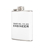 Geloof me, ik ben ingenieur heupfles (Links)