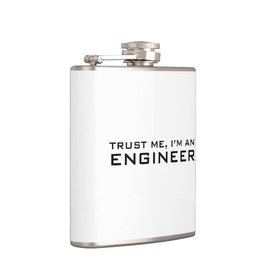Geloof me, ik ben ingenieur heupfles (Rechts)