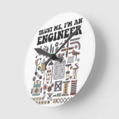 Geloof me, ik ben ingenieur ronde klok (Hoek)