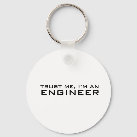 Geloof me, ik ben ingenieur sleutelhanger (Voorkant)