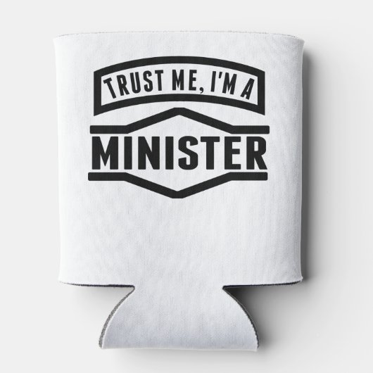 Geloof me, ik ben minister blikjeskoeler (Achterkant)