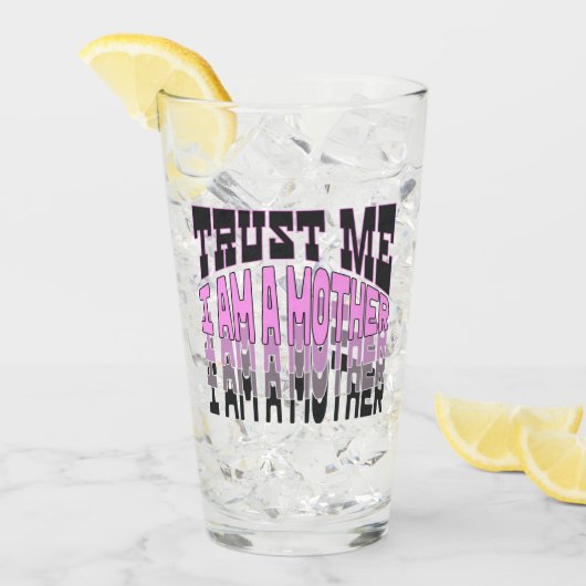 Geloof me, ik ben moeder. glas (Voorkant ijs)