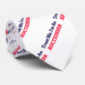 Geloof me, ik ben veilingmeester stropdas (Opgerold)