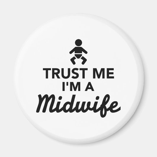 Geloof me, ik ben vroedvrouw magneet (Voorkant)