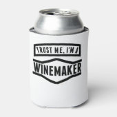 Geloof me, ik ben wijnmaker blikjeskoeler (Blikje Voorkant)