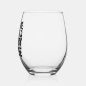 Geloof me, ik heb een geschiedenisgraad Afstuderen Wijnglas Zonder Voet (Links)