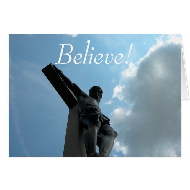 Geloof me! Jezus op het kruis (Voorkant Horizontaal)
