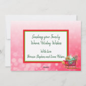 Geloof me, kerstfoto voor feestdag feestdagenkaart (Achterkant)