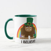 Geloof me. Leprechaun Bigfoot Mok (Links)