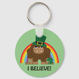 Geloof me. Leprechaun Bigfoot Sleutelhanger