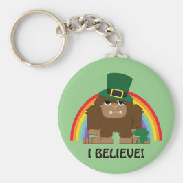 Geloof me. Leprechaun Bigfoot Sleutelhanger