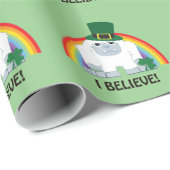 Geloof me. Leprechaun Yeti Cadeaupapier (Rol Hoek)